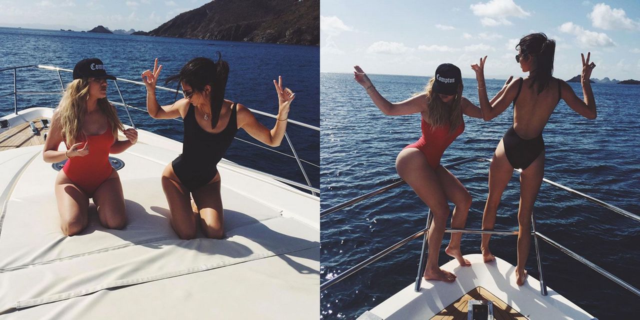      / Khloe Kardashian and Kendall Jenner